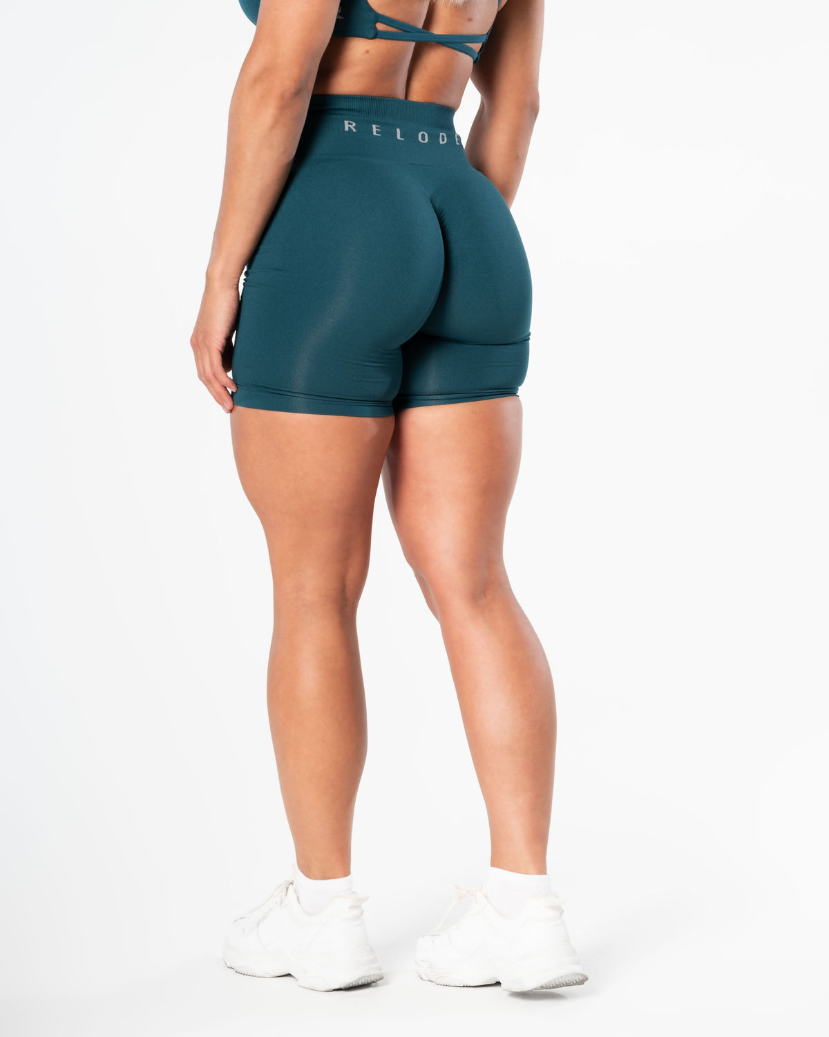 Prime Scrunch Shorts - Teal grön